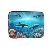 Whales Under The Sea Laptop Inner Bag 17 Inch Laptop Sleeve Case For Laptop Briefcase Carrying Bag Pouch Skin Cover