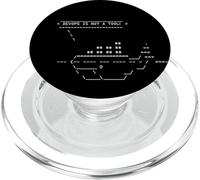 Whalesay Devops is Not a Tool | A DevOps Engineer PopSockets PopGrip for MagSafe