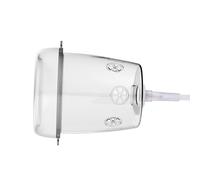 WhaleSing Dog Oxygen Mask for Medium Size Dogs, Oxygen Mask for Pets Designed, with 3 Exhaust Outlets (M), Transparent