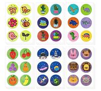 Whaline 144Pcs Mosquito Repellent Sticker Natural Insect Repellent Patches with 36 Patterns to Repel Mosquito, Midge & Insect, Offer 1152 Hours Protection for Outdoors Hiking Camping