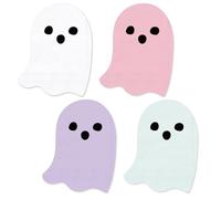 Whaline 40 Pcs Halloween Paper Napkin Boho 4 Color Ghost Disposable Luncheon Napkins Decorative Dinner Napkin for Home Party Table Decor