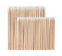 Whaline 400 Pieces Microblading Cotton Swab Tattoo Permanent Supplies Cotton Swabs Makeup Cosmetic Applicator Sticks, 2 Size