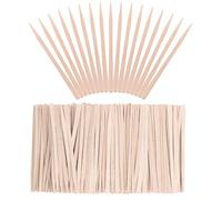 Whaline 400Pcs Eyebrow Wax Sticks Small Wood Spatulas Applicator Tongue Depressors Wax Waxing Tatoo Sticks for Hair Eyebrow Removal