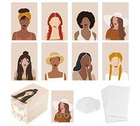 Whaline 640Pcs Earring Cards Set for Selling Include Earring Cards, Self-Seal Bags and Ear Backs 8 Design Aesthetic Lady Style Earring Holder Cards for DIY Jewelry Display Packing, 2.4 x 3.5 Inch