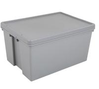 Wham 100% Upcycled Heavy Duty Box & Lid 62L Various