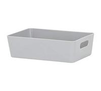 Wham 11.01 20cm Rectangular Home Studio Storage Basket (Grey)