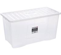 Wham Clip Lid Box 110L Clear