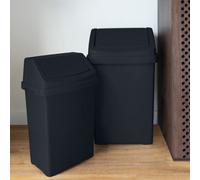Wham 2 Piece Casa Bin Set (25L/50L Swing Bin) (Midnight)