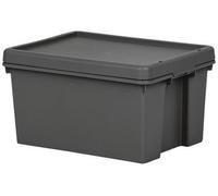 WHAM 445040 HEAVY DUTY STORAGE BOX & LID BLACK 16L