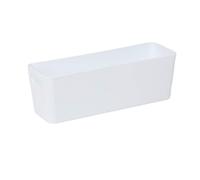 Wham 7.01 Rectangular 30cm Home Studio Storage Basket (White)