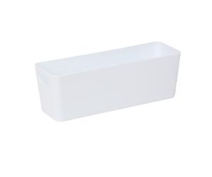Wham 7.01 Rectangular 30cm Home Studio Storage Basket (White)