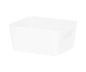 Wham 8.01 12.5cm Rectangular Studio Storage Basket (White)