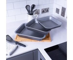 Wham Baker & Salt 3 Piece Roaster Set