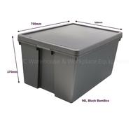 Wham Bam Recycled Storage Box, 96 Litres Capacity, none