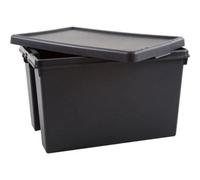 Wham Bam Grey Heavy Duty Plastic Storage Box Boxes With Lids Recycled 16 24 Litr