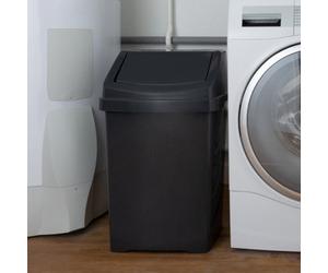 Wham Casa 1X 50L Swing Bin Midnight