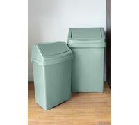 Wham Casa 2 Piece Bin Set (25L/50L Swing Bin) in Green Wham Green