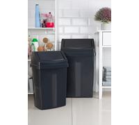 Wham Casa 2 Piece Bin Set (25L/50L Swing Bin) in Midnight Wham Midnight