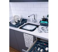 Wham Casa 4 Piece Plastic Kitchen Set in Navy Wham Navy