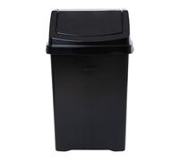 Wham Casa 50L Swing Bin (Black)