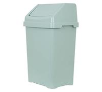 Wham Swing Bin Casa 50L - Plastic - Silver Sage