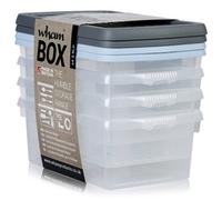Wham Clear 4.01 Box & Lid Set 3.5 Litre Pack 4's