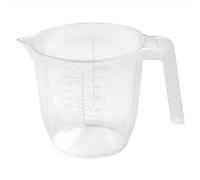 Wham Clear Measuring Jug - 1L - Multi-Scale Kitchen Measuring Jug - Microwave - Freezer & Dishwasher Safe