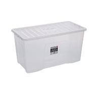 Wham Clip Lid Box 110L Clear