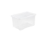 Wham Clip Lid Box 65L Clear [14025]