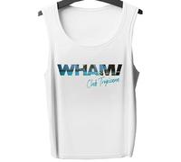 WHAM! Club Tropicana Vest (UK, Alpha, XXL, Regular, Regular, White)