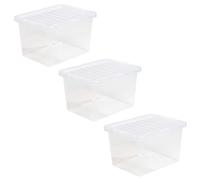 00; 25375; Clear Lid 25L Box