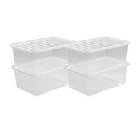 Plastic Storage Box 37 Litres - Clear Crystal by Wham