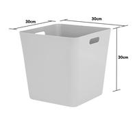 Cube Studio Basket, Grey One Size