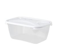 Wham Cuisine 3.6L Rectangular Food Box & Lid Packed Lunch Box, White
