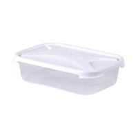 Wham Cuisine 800Ml Rectangular Food Box & Lid Packed Lunch Box, White