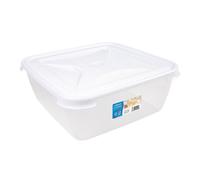 Wham Cuisine Large Square Food Box White Lid 10L One Colour (One Size)
