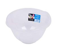 Clear Mixing Bowls - 7 Litre - Size: 33 x 19 x 34cm - Wham - Wilko