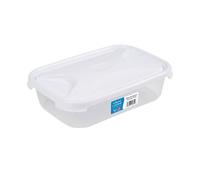 Wham Cuisine Rectangular Food Storage Box White Lid 0.8L Wham Multicolor