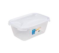 Wham Cuisine Rectangular Food Storage Box White Lid 1.2L Wham Multicolor
