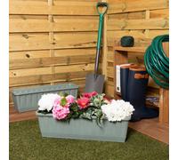 Wham Etruscan 60Cm Rectangular Trough Pack 2 Milieu Green