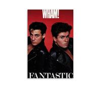 Wham! FantasticPoster Canvas Art Oil Painting Wall Painter Home Music Album Celebrity Painting Classical Decorative Wall ArtUnframe-style-3912x18inch(30x45cm)