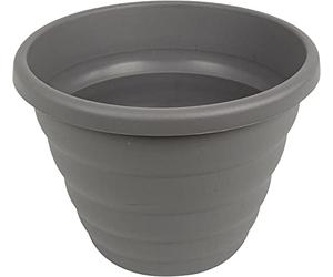 Wham Grey Beehive Round Upcycled Planter 32cm For Indoor & Outdoor Use