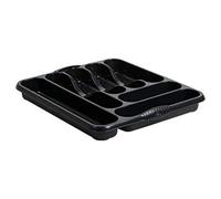Wham High Grade Plastic Cutlery Tray Kitchen Racks and Holders 7 Compartment Cutlery Draw for Kitchen Drawers