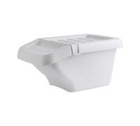 Wham Hinged Standard Grey Plastic Bin - 30L