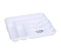 Wham Ice White High Grade 7 Compartment Plastic Cutlery Tray