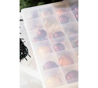 Wham Large Organiser Boxes with 24 Divisions 2x (Bauble Box) in Clear Wham Clear