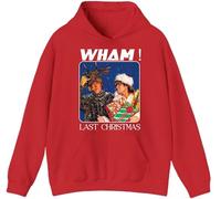 WHAM Last Christmas Hoodie Vintage Christmas Song Inspired Pullover Iconic Rerto Festive Xmas Hooded Top