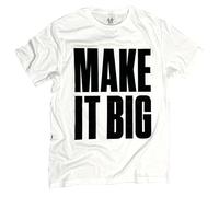 WHAM! Make it Big T-Shirt (UK, Alpha, L, Regular, Regular, White)