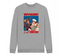 Wham Men's Last Christmas Graphic Sweatshirt in Light Grey | Size: Medium Wham Light Grey M