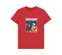 Wham Men's Last Christmas Graphic T-Shirt in Red | Size: XL Wham Red XL